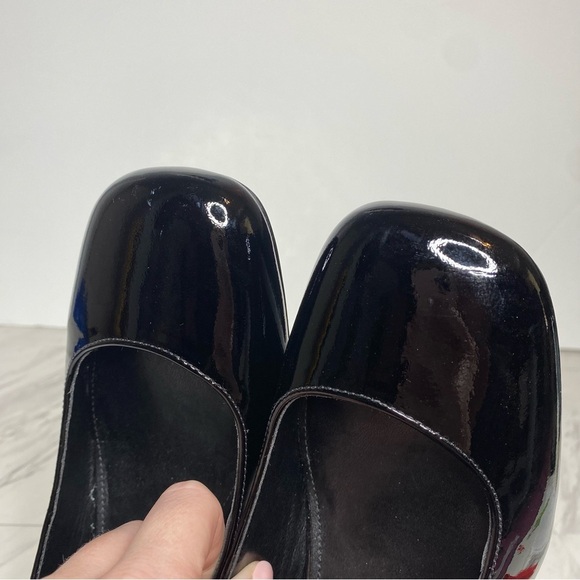 New! Marc Fisher Nessily Black Patent Block Heel Mary Jane Pump 9 1/2 M - Picture 9 of 15